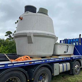 BAF2 Secondary Wastewater Treatment on lorry