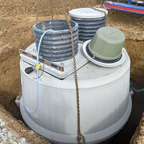 BAF2 Secondary Wastewater Treatment in the ground